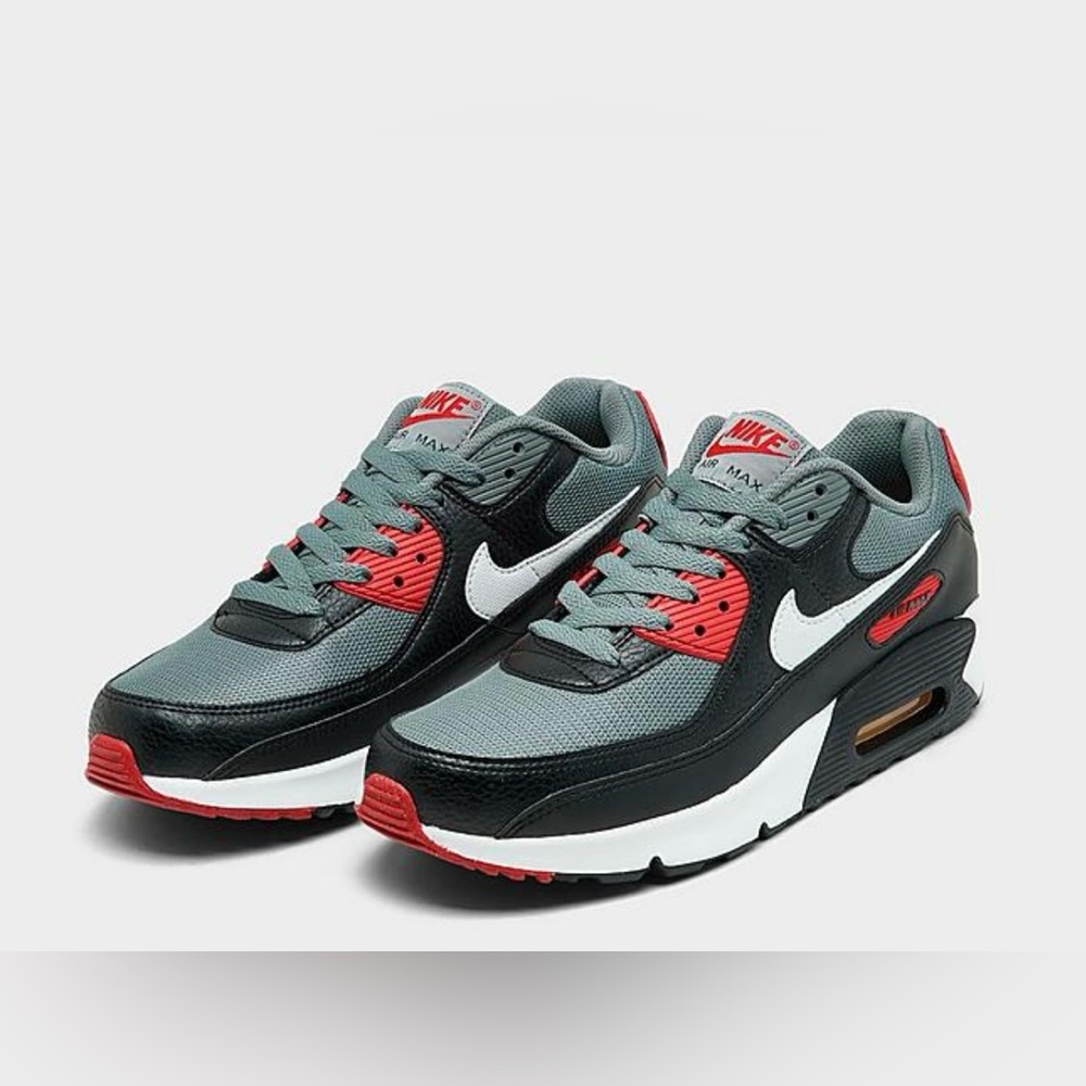 🚫SOLD OUT 🚫Nike Air Max 90 NN GS Black/White-Cool Grey-Gym Red